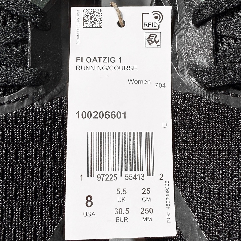 Reebok Floatzig 1 Sneakers / Shoes - NEW Womens 8 Black / Pugry6 - #49426-CL1 - Picture 4 of 5